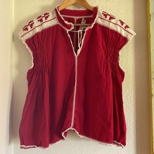 Carolina K Oaxaca Embroidered Top